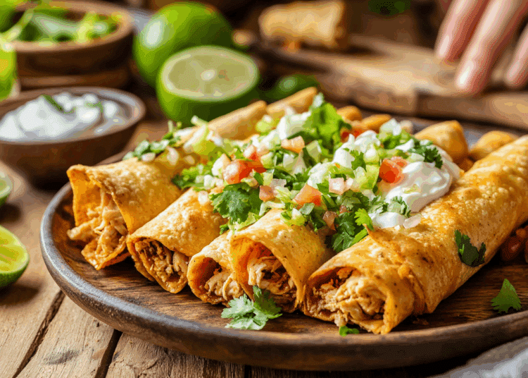 Crunchy Chicken Taquitos 1 Crunchy Chicken Taquitos