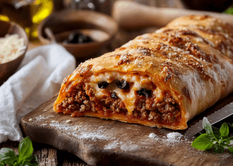Aromatic Homemade Pizza Roll