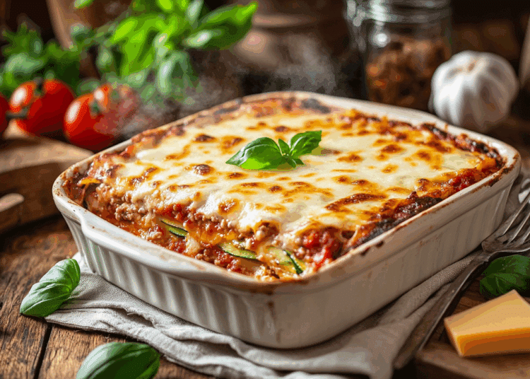 Creamy Zucchini Lasagna With Homemade Marinara Sauce