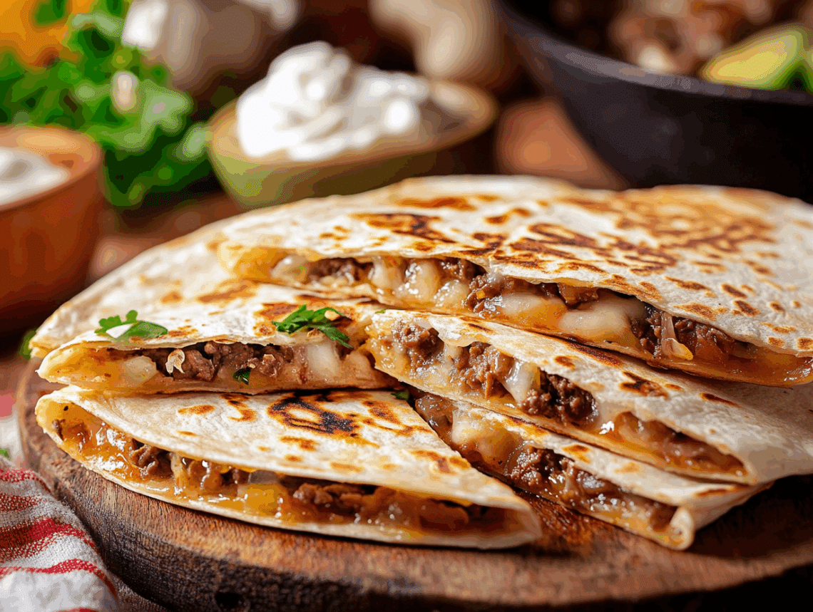Easy Homemade Beef Quesadilla 1 Easy Homemade Beef Quesadilla