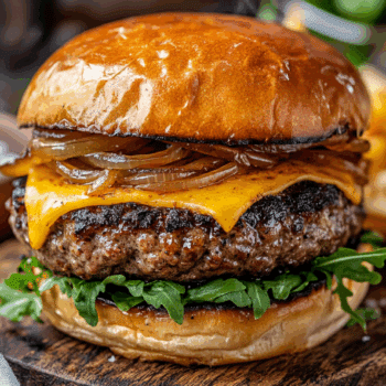 Yummy Greek Lamb Burger