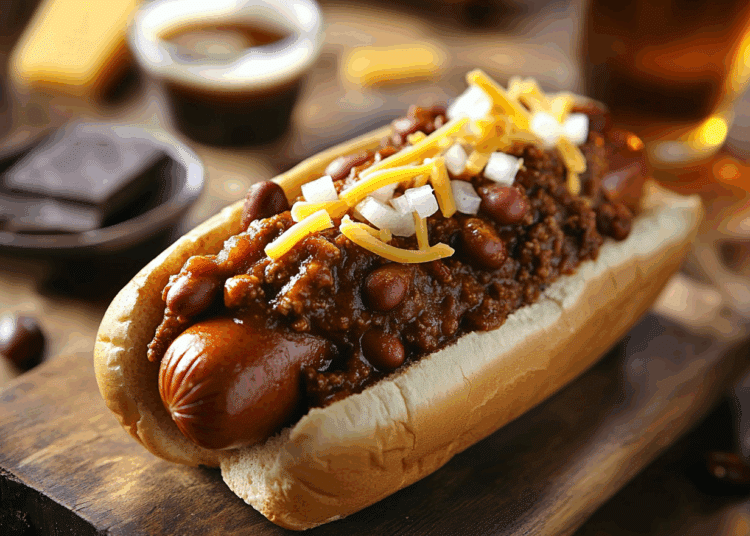 Delicious Chili Dog