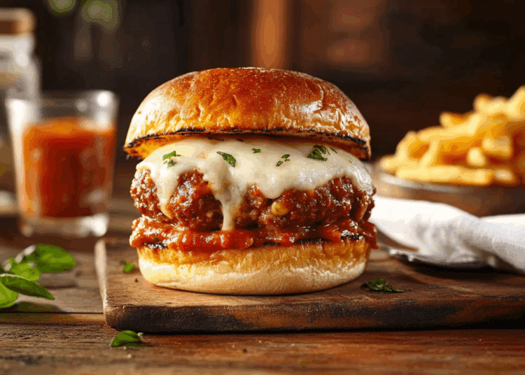 Delightful Grilled Italian Meatball Burger 1 Delightful Grilled Italian Meatball Burger