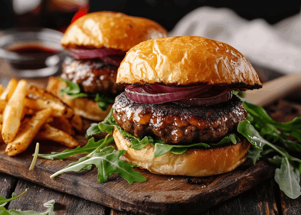 Juicy Foie Gras Stuffed Mini Burger