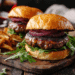 Juicy Foie Gras Stuffed Mini Burger