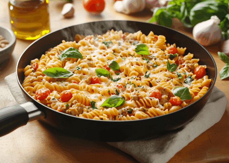 Perfect Low-Calorie No-Bake Pasta Casserole