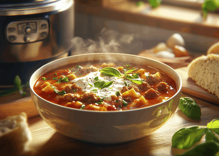 Thick Lasagna Soup