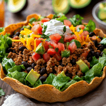 Ground Turkey Taco Salad 2 Ground Turkey Taco Salad2