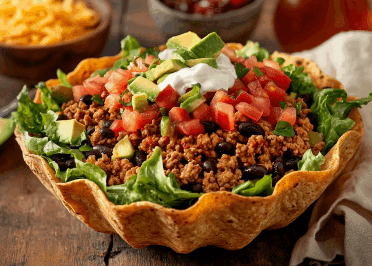 Ground Turkey Taco Salad 1 Ground Turkey Taco Salad