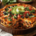 Heavenly Layered Enchilada Pie2