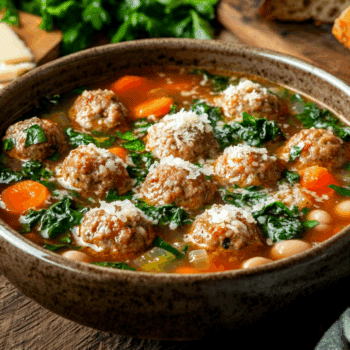 Savory Ground Beef Meatball Soup2