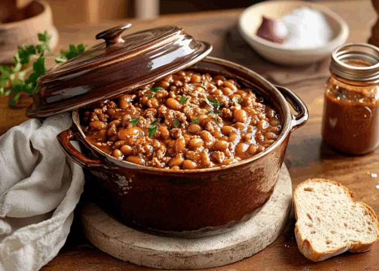Yummy Baked Beans And Ground Pork Recipe