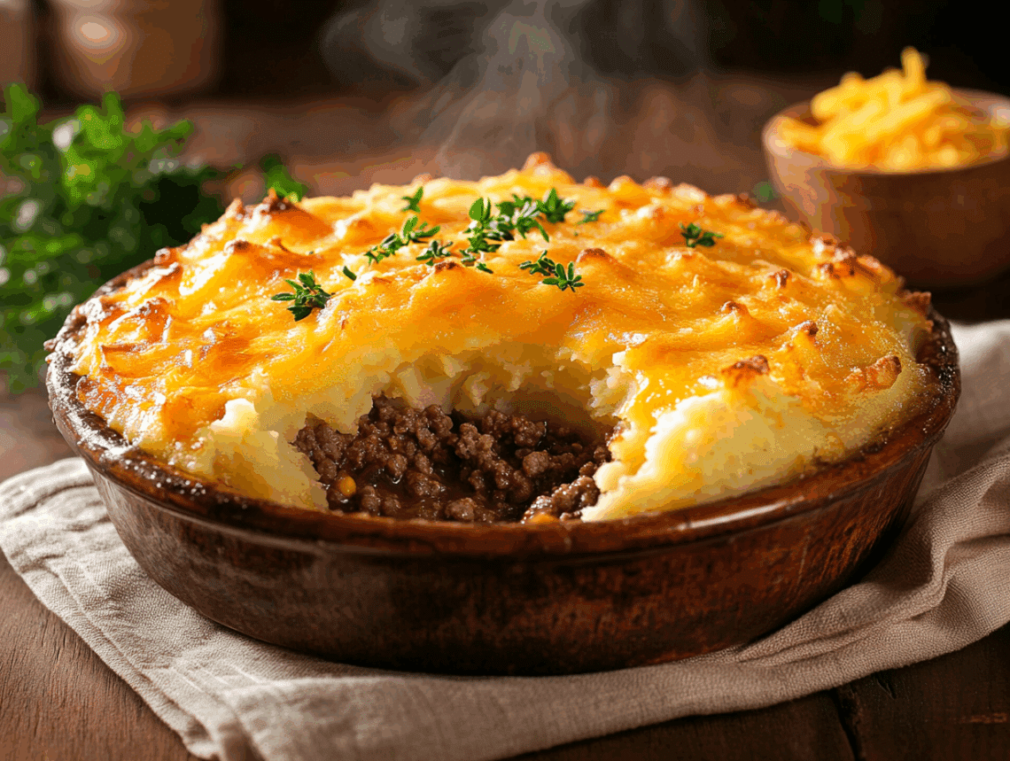 Classic Ground Beef Cottage Pie