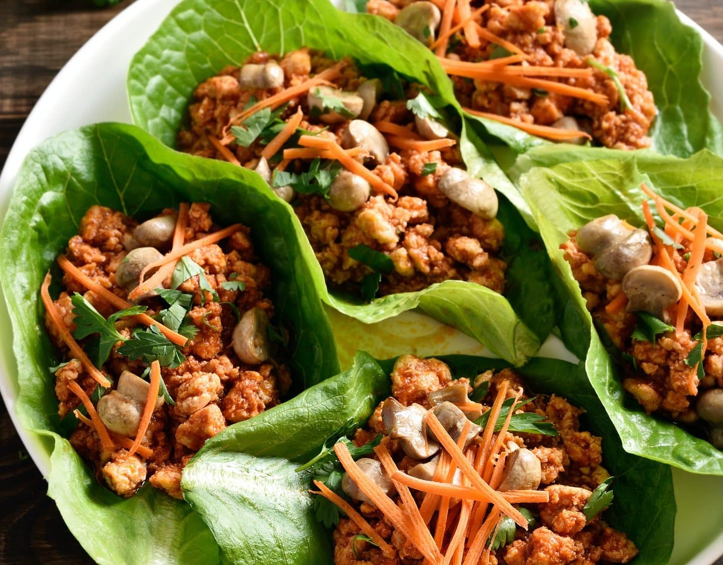Asian Beef Lettuce Wraps