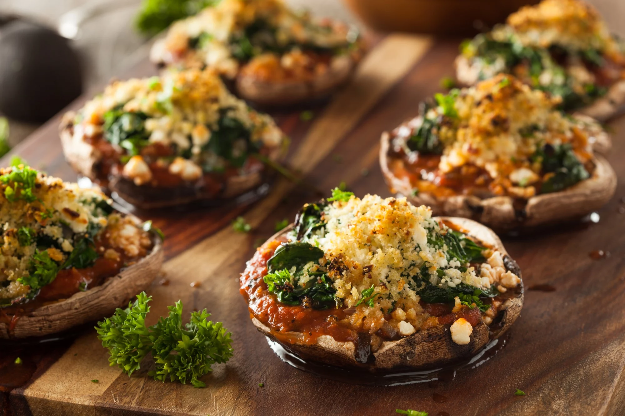 Simple Stuffed Mushrooms