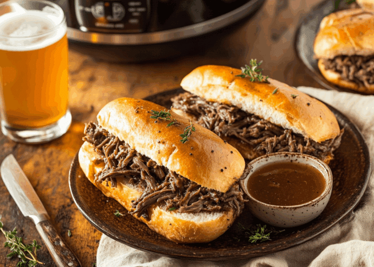 The Best Crockpot French Minced Beef Dip Recipe