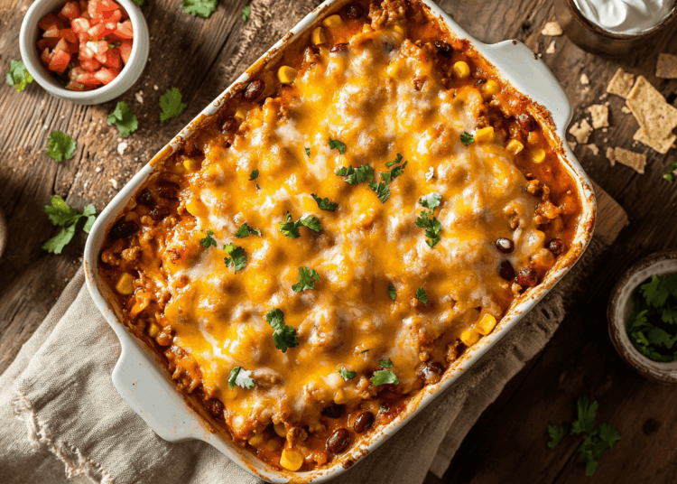 Healthy Gluten-Free Turkey Taco Casserole 1 Healthy Gluten Free Turkey Taco Casserole