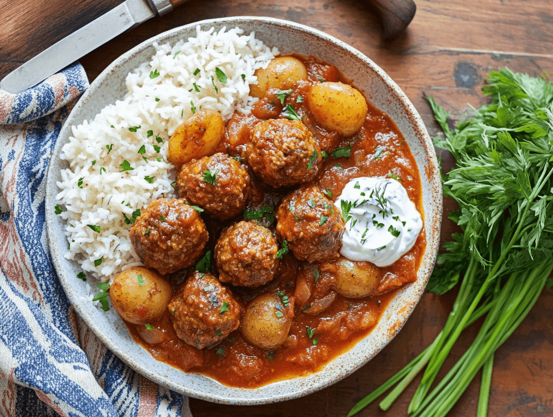 Savory And Spicy Harissa Meatballs Recipe