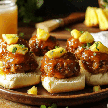 Appetizing Al Pastor Turkey Meatball Sliders2