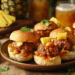 Appetizing Al Pastor Turkey Meatball Sliders