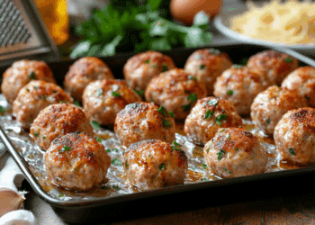 Scrumptious Baked Ground Turkey Meatball Recipe