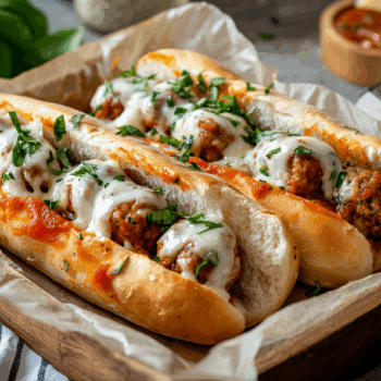 Heavenly Herbed Turkey Meatball Subs2