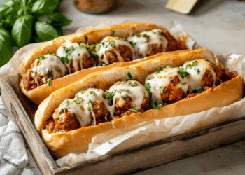 Heavenly Herbed Turkey Meatball Subs
