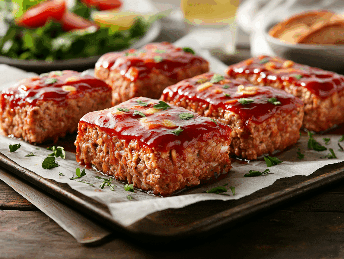 Easy Sheet Pan Ground Turkey Meatloaf