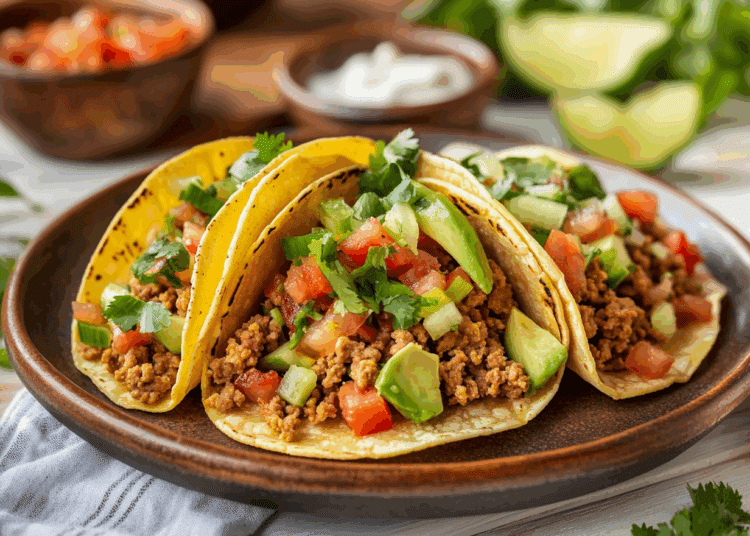 Healthy Ground Turkey Tacos Recipe