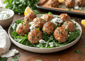 Easy Greek Turkey Meatballs