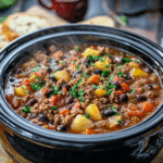 Delicious Crock Pot Ground Beef Casserole Recipe2