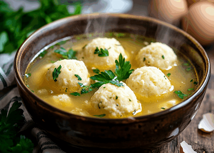Satisfying Chicken Matzo Ball Soup