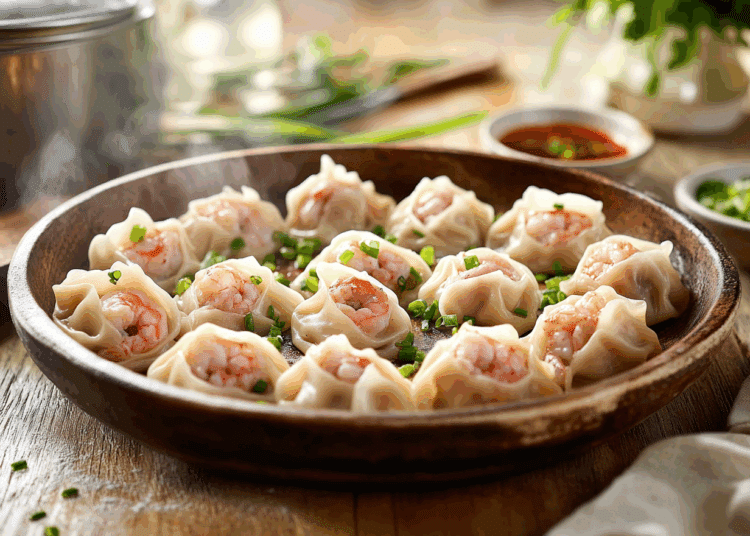 Easy Traditional Pork And Shrimp Wontons