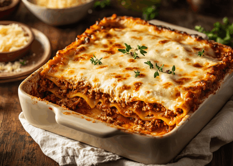 Creamy Lasagna Alla Bolognese 1 Creamy Lasagna Alla Bolognese