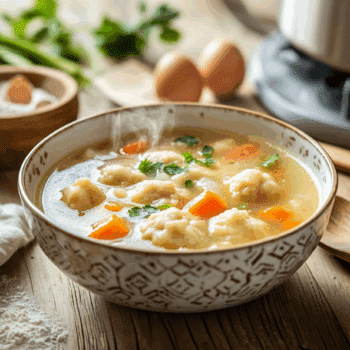 Filling Chicken Soup With Dumplings2