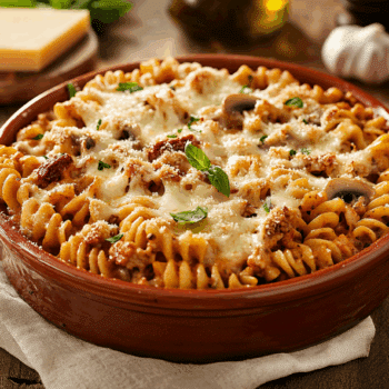 Amazing Baked Rotini With Chicken And Tomatoes2