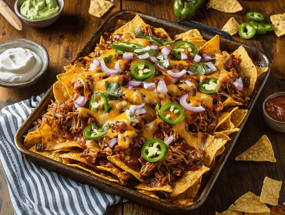 Smoky Bbq Pork Nachos