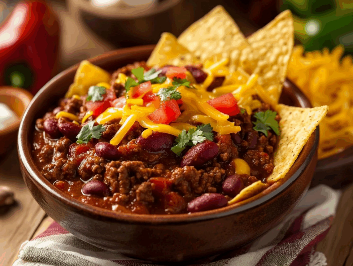 Kiddy Chilli Con Carne With Homemade Nachos