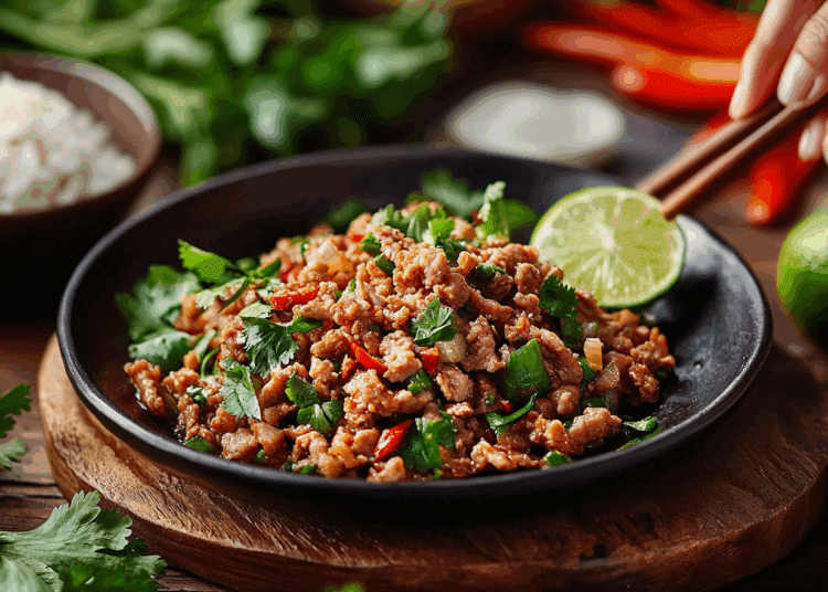 Appetizing Thai Pork Larb