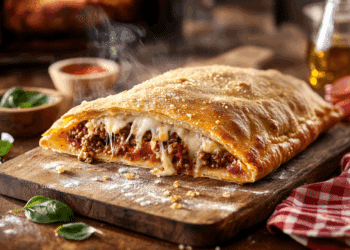 Easy Beefy Calzone