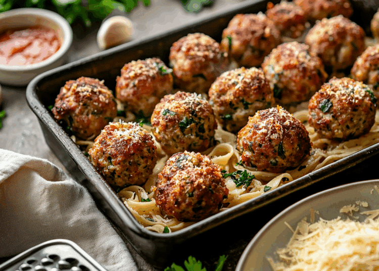 Triple Threat Baked Meatballs 1 Triple Threat Baked Meatballs