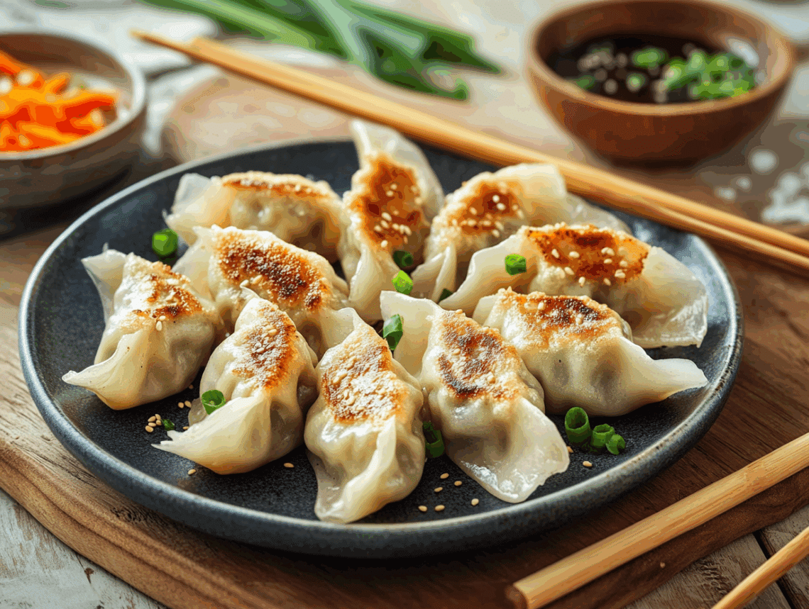 Easy Potsticker Chinese Dumplings Jiaozi 1 Easy Potsticker Chinese Dumplings Jiaozi