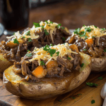 Stout Pot Roast Stuffed Potato Skins2