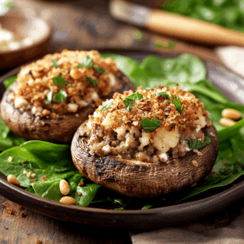 Simple Stuffed Mushrooms2