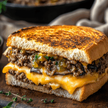 Ground Beef And Portobello Sourdough Melt2
