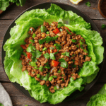 Asian Ground Turkey And Pine Nut Lettuce Wraps