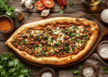 Turkish Style Chicken Pizza