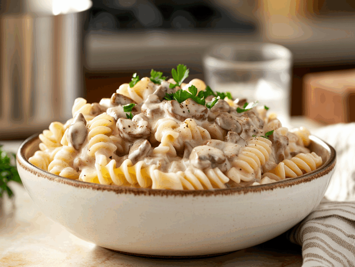 Creamy Ground Beef Stroganoff Recipe 1 Creamy Ground Beef Stroganoff Recipe