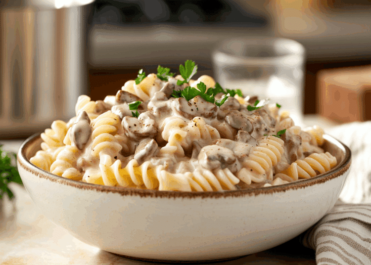 Creamy Ground Beef Stroganoff Recipe