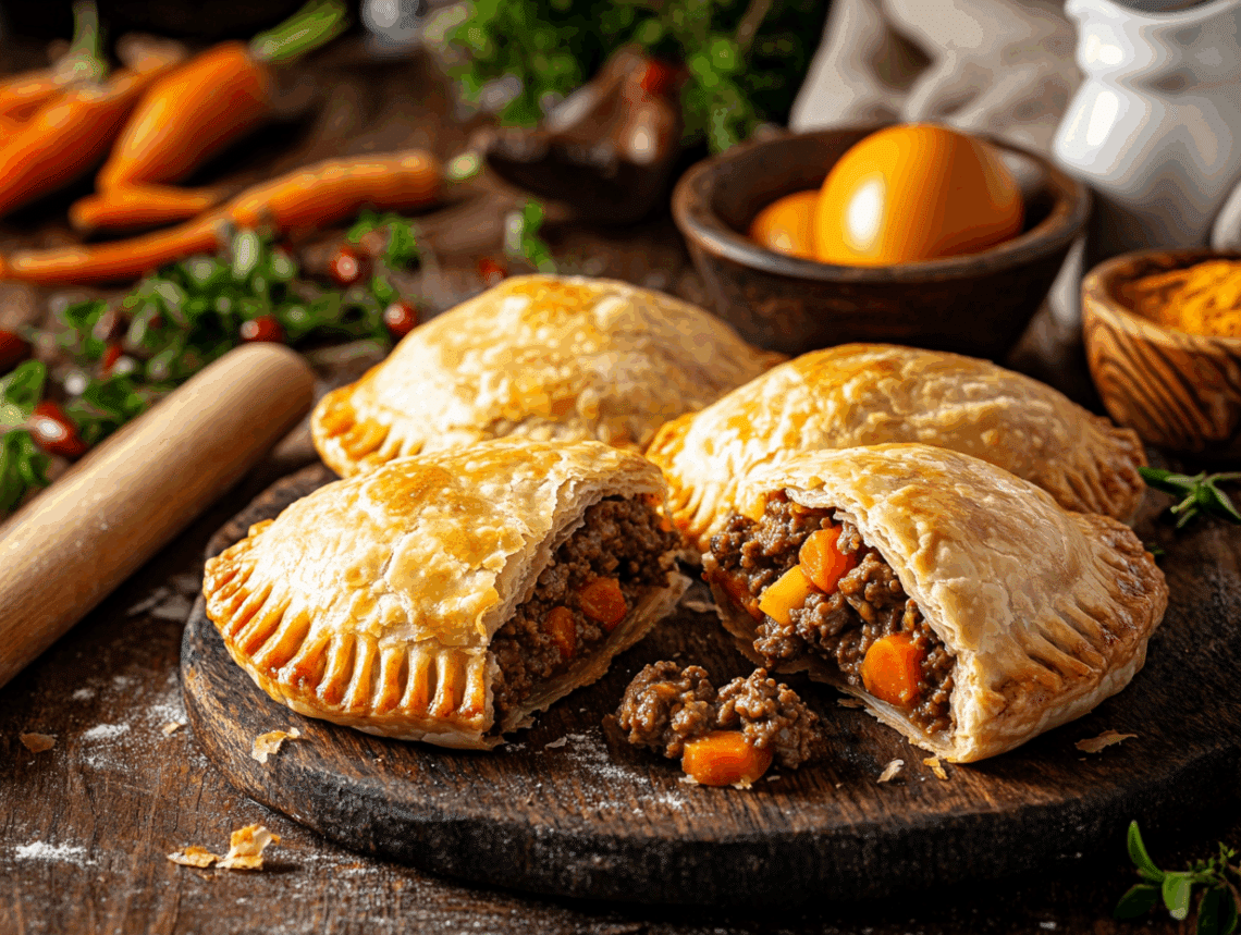 Overloaded Nigerian Meat Pie